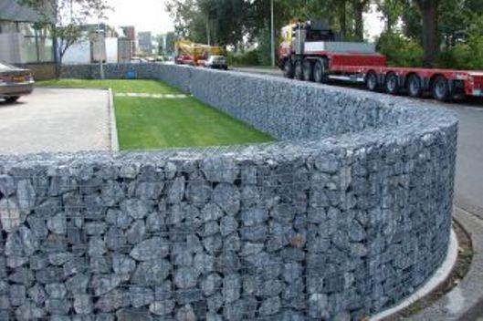 GABIONS FILLED WITH NATURAL STONE 