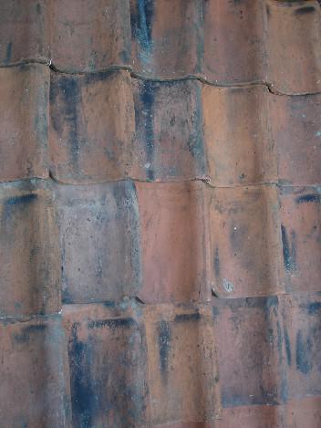 OLD RED HOLLOW HAND MADE ROOF TILES 