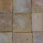 OLD YELLOW HAND MADE TERRACOTTA TILE