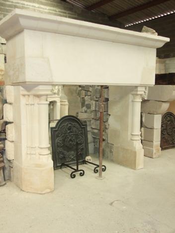 ANTIQUE GOTHIC CHIMNEY 