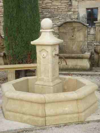 REPRODUCED AUTHENTIC WATER SOURCE IN FRENCH LIMESTONE 
