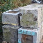 OLD BELGIAN GRANITE FOOT STONE