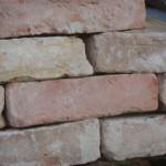 OLD YELLOW PINK HAND MADE BRICKS 